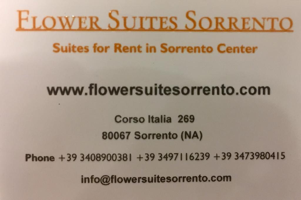 Flower Suites Sorrento Bagian luar foto